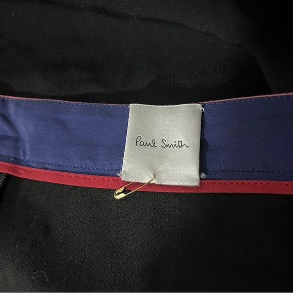 NWOT Paul Smith Midi Skirt black with pink detail - Picture 9 of 11